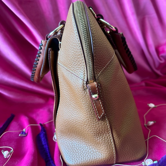 Dooney & Bourke Pebble Leather Aubrey satchel - Picture 6 of 13